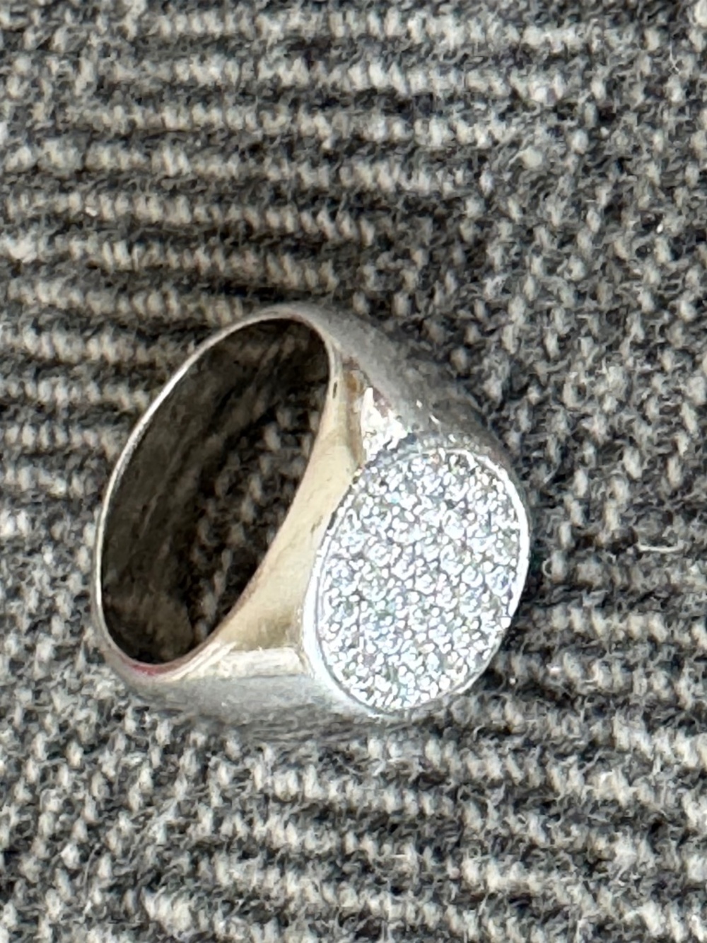 TIFFANY RING KNOCKOFF, PURCHASED IN ROME - Picture 3 of 15